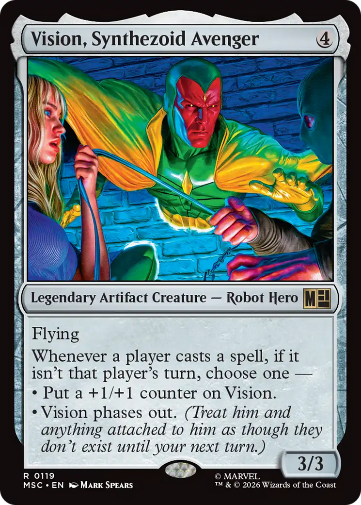 Vision, Synthezoid Avenger [Marvel Super Heroes Commander] | Gear Gaming Bentonville