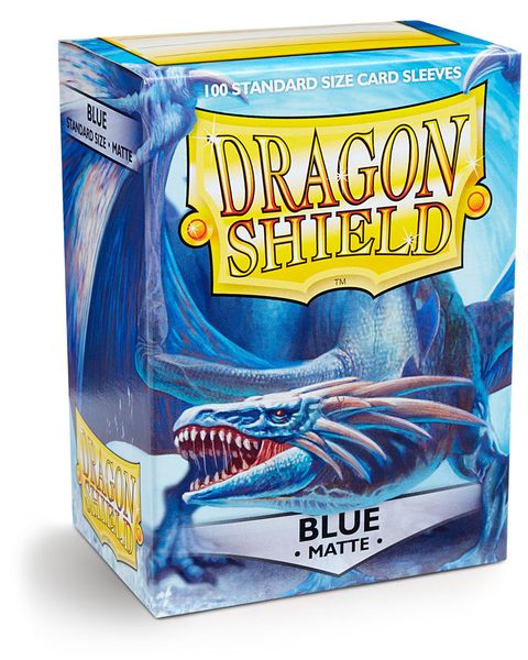 Standard Dragon Shield Matte Sleeves – Blue (100ct) | Gear Gaming Bentonville