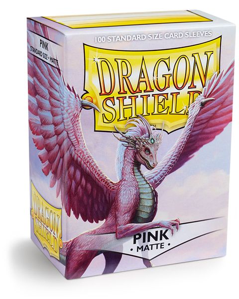 Standard Dragon Shield Matte Sleeves – Pink (100ct) | Gear Gaming Bentonville