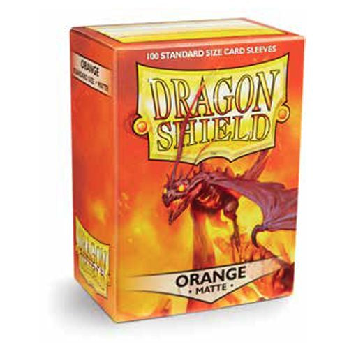 Standard Dragon Shield Matte Sleeves – Orange (100ct) | Gear Gaming Bentonville