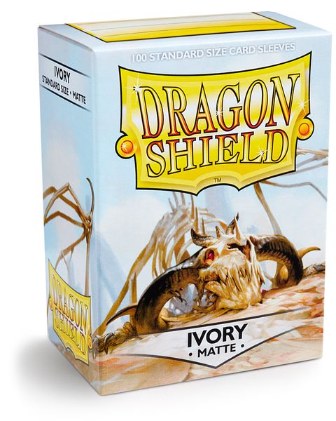 Standard Dragon Shield Matte Sleeves – Ivory (100ct) | Gear Gaming Bentonville