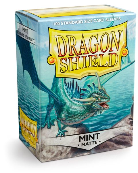 Standard Dragon Shield Matte Sleeves – Mint (100ct) | Gear Gaming Bentonville