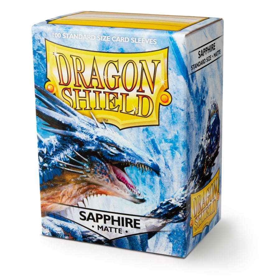 Standard Dragon Shield Matte Sleeves – Sapphire (100ct) | Gear Gaming Bentonville