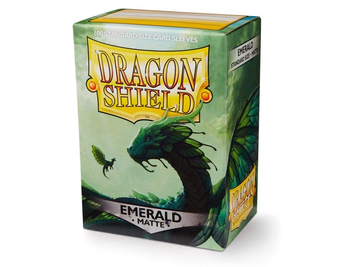 Standard Dragon Shield Matte Sleeves – Emerald (100ct) | Gear Gaming Bentonville