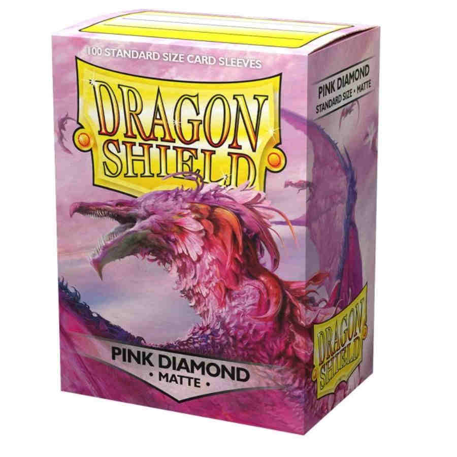 Standard Dragon Shield Matte Sleeves – Pink Diamond (100ct) | Gear Gaming Bentonville