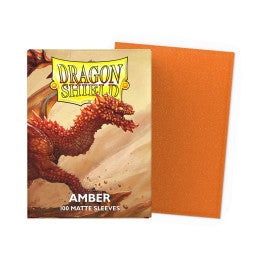 Standard Dragon Shield Matte Sleeves – Amber (100ct) | Gear Gaming Bentonville