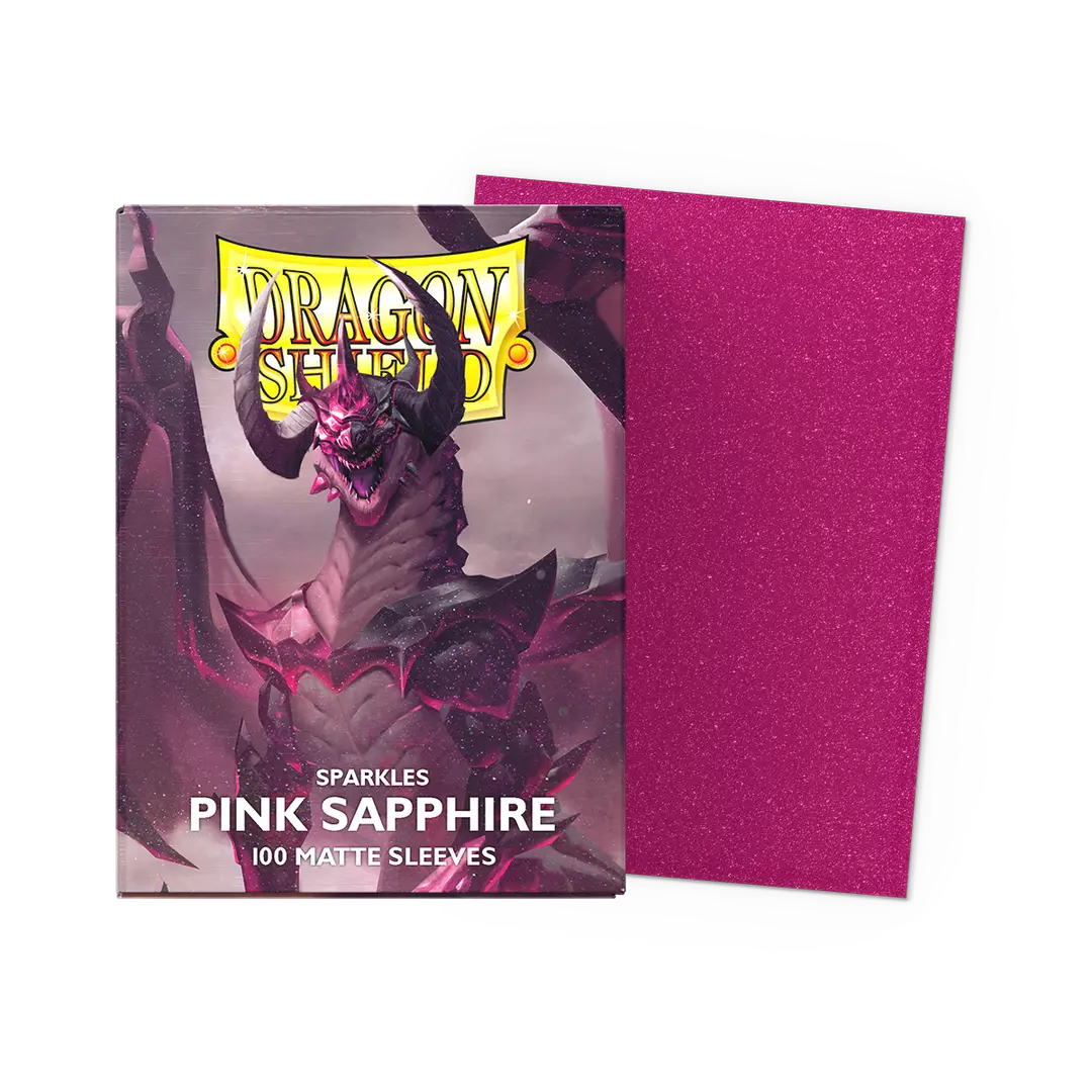 Standard Dragon Shield Matte Sleeves – Pink Sapphire (100ct) | Gear Gaming Bentonville