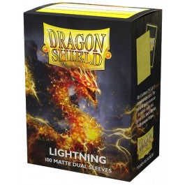 Standard Dragon Shield Dual Matte Sleeves – Lightning (100ct) | Gear Gaming Bentonville