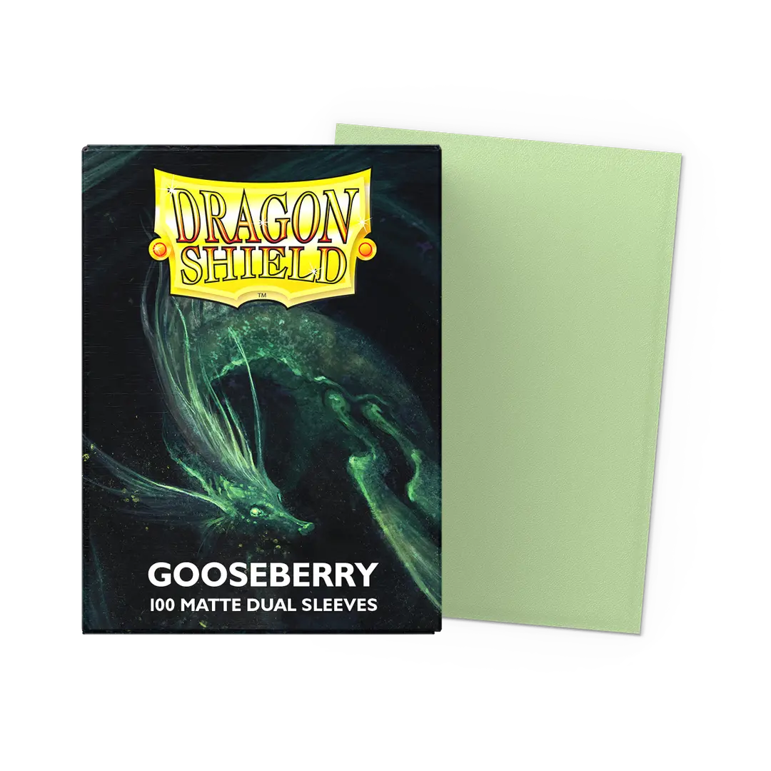 Dragon Shield Dual Matte (100ct) Gooseberry | Gear Gaming Bentonville