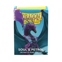 Standard Dragon Shield Dual Matte Sleeves – Soul & Petrol (100ct) | Gear Gaming Bentonville