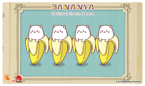 Officially Licensed Bananya Standard Playmat - Bananya Line | Gear Gaming Bentonville