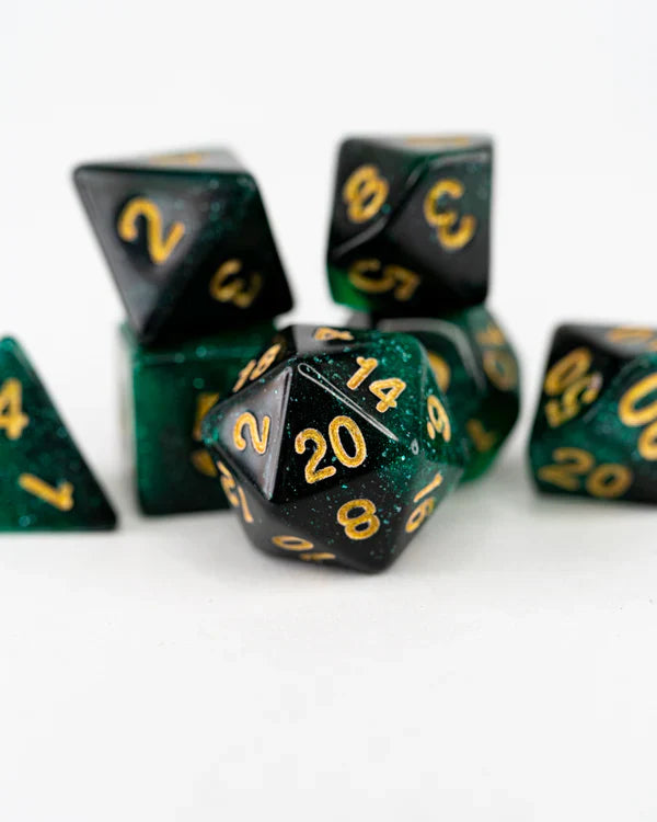 Sylvan Sky Acrylic Dice 7pc Set | Gear Gaming Bentonville