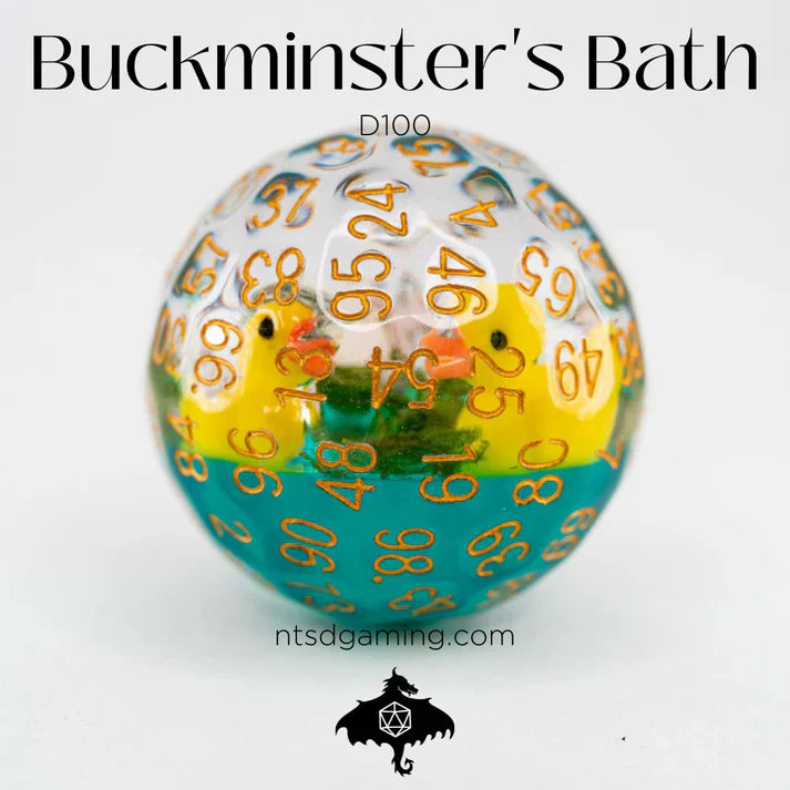 Buckminster's Bath | Acrylic | Individual d100 Percentile Dice | Gear Gaming Bentonville