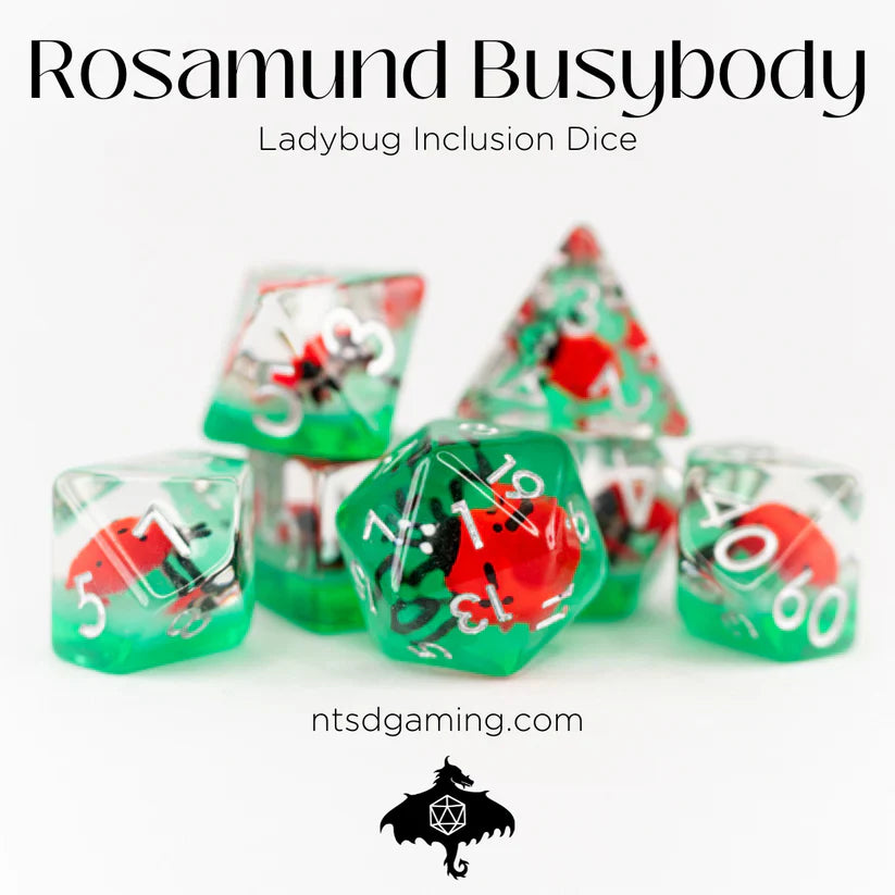 Ladybug Inclusion Dice 7pc Set | Gear Gaming Bentonville
