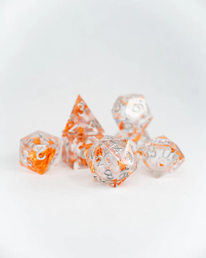 Alms for Angels | 7 Piece Liquid Core Dice Set | Gear Gaming Bentonville