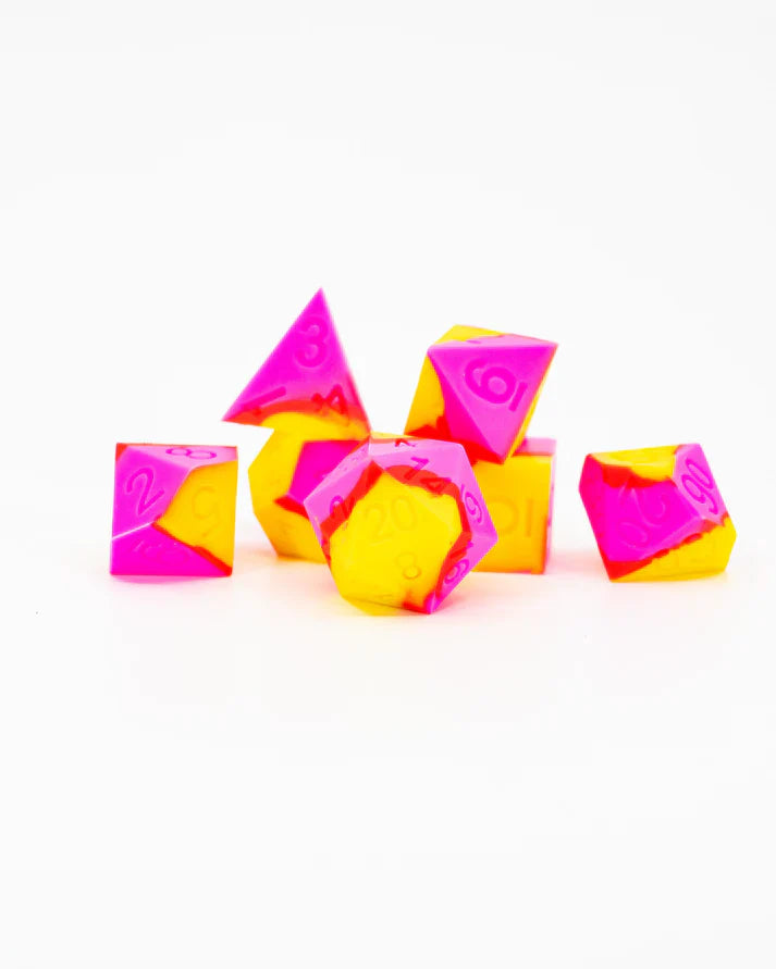 Fluttershy | 7 Piece Soft Silicone Dice Set | Gear Gaming Bentonville