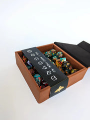 Spawn of Tiamat | Vegan Leather Dice Box - Chestnut | Gear Gaming Bentonville