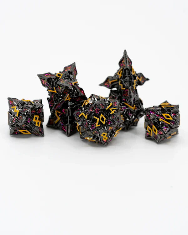 Pagoda Metal Dice 7pc Set | Gear Gaming Bentonville