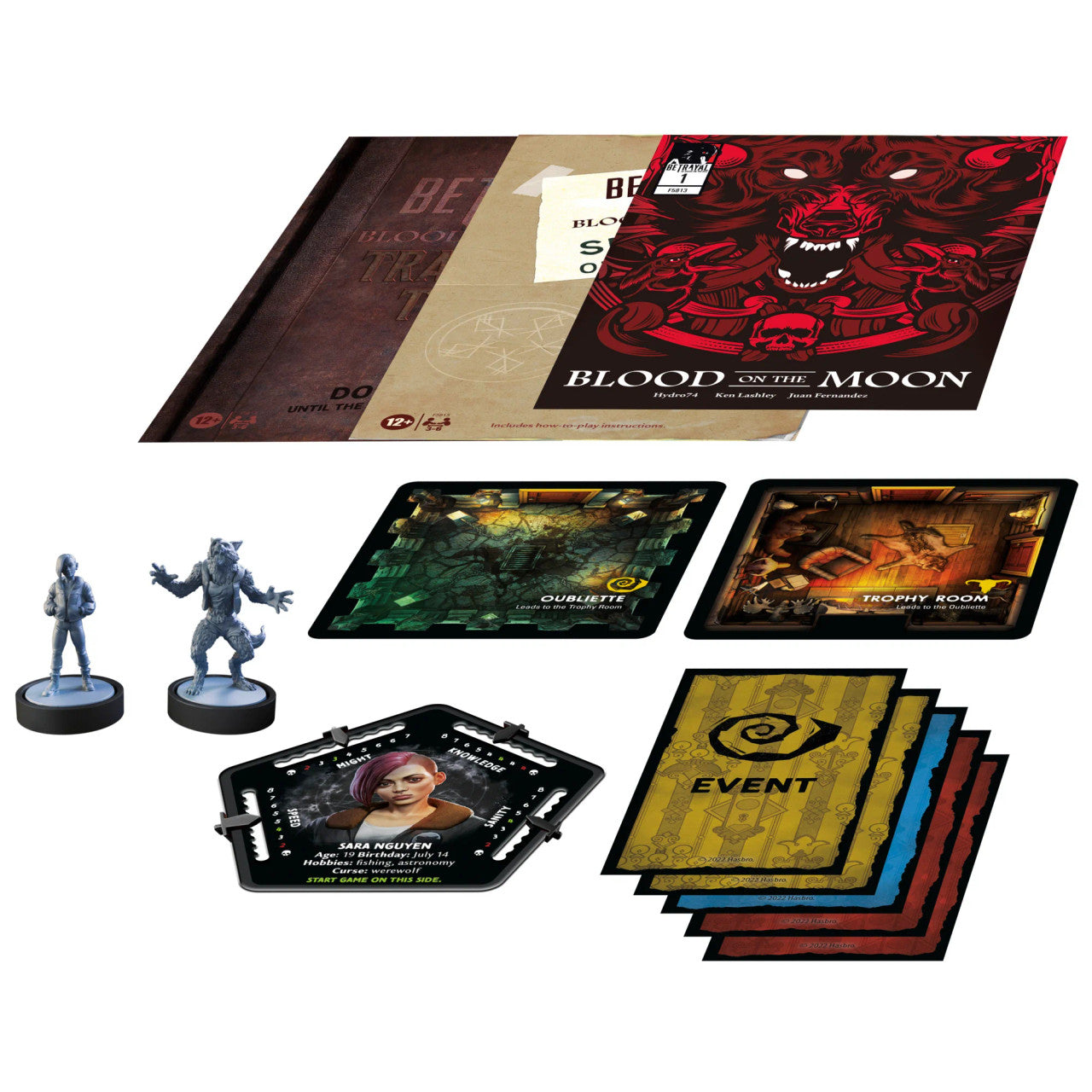 Betrayal the Werewolf's Journey Blood on the Moon Expansion Pack, Requires Betrayal at HOTH 3rd Edition to Play (Sold Separately) | Gear Gaming Bentonville