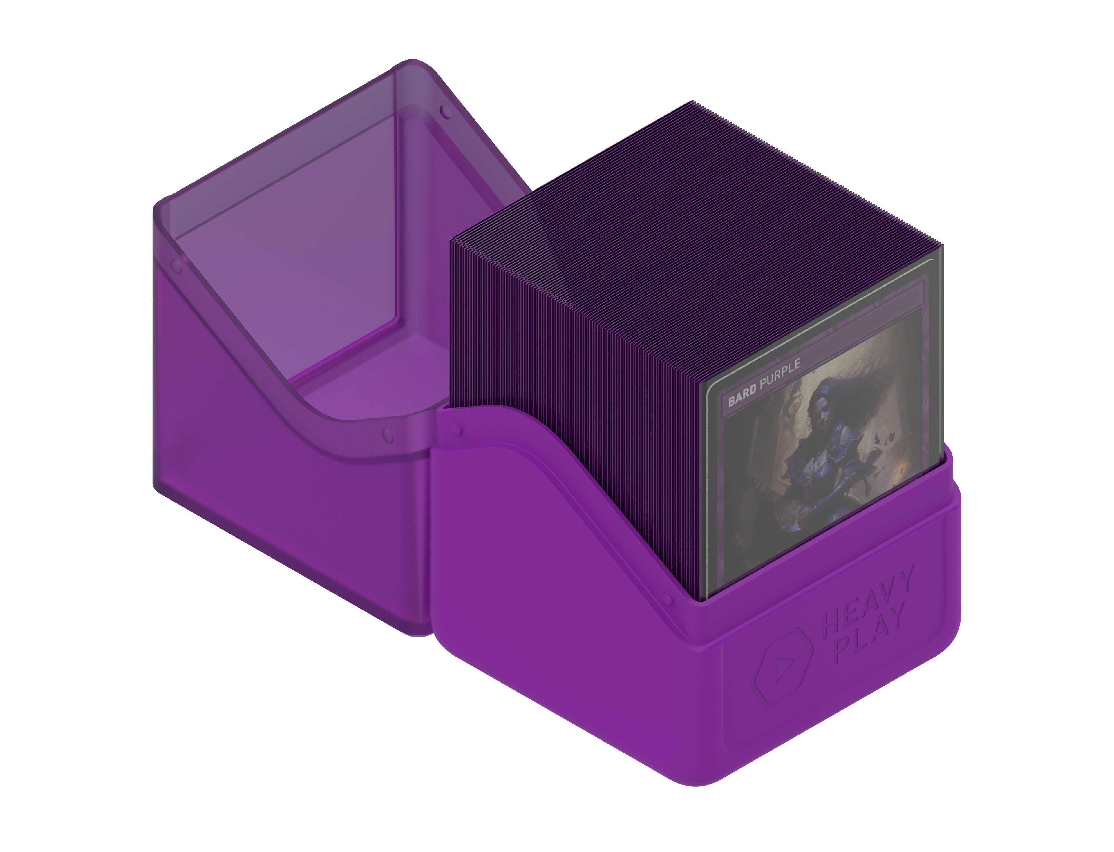 Heavy Play RFG Deck Box 100 Double Sleeved Bard Purple | Gear Gaming Bentonville