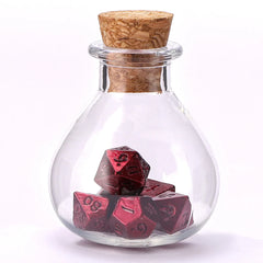 Unseelie Mini Metal RPG Dice Set - Red | Gear Gaming Bentonville