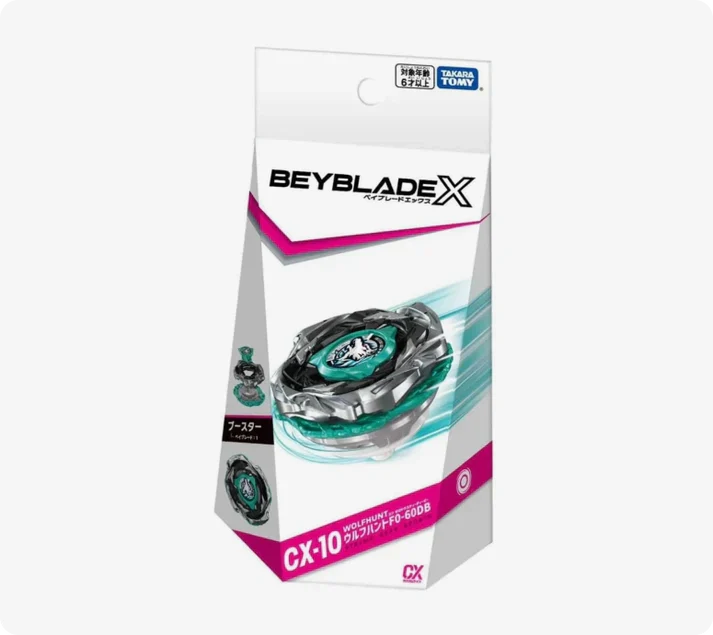 Takara Tomy Beyblade X CX-10 Wolf Hunt F0-60DB | Gear Gaming Bentonville