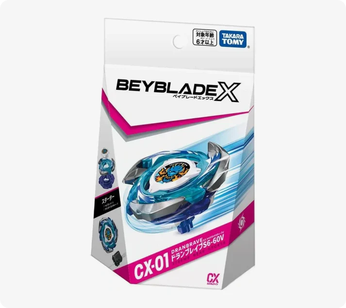 Takara Tomy Beyblade X CX-01 DranBrave S6-60V | Gear Gaming Bentonville