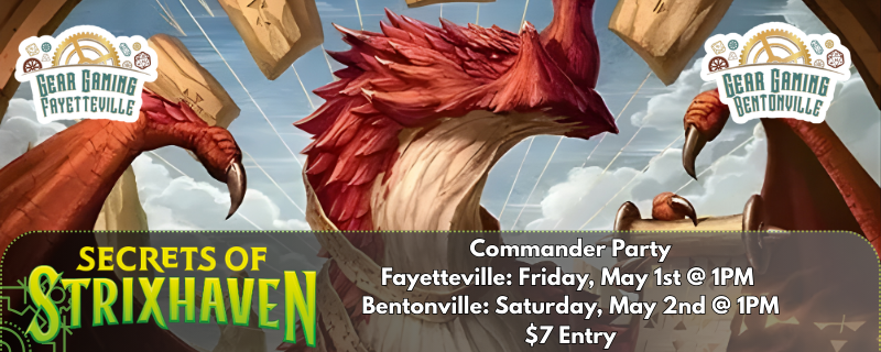 Secrets of Strixhaven: Release Draft (4/26) Ticket | Gear Gaming Bentonville