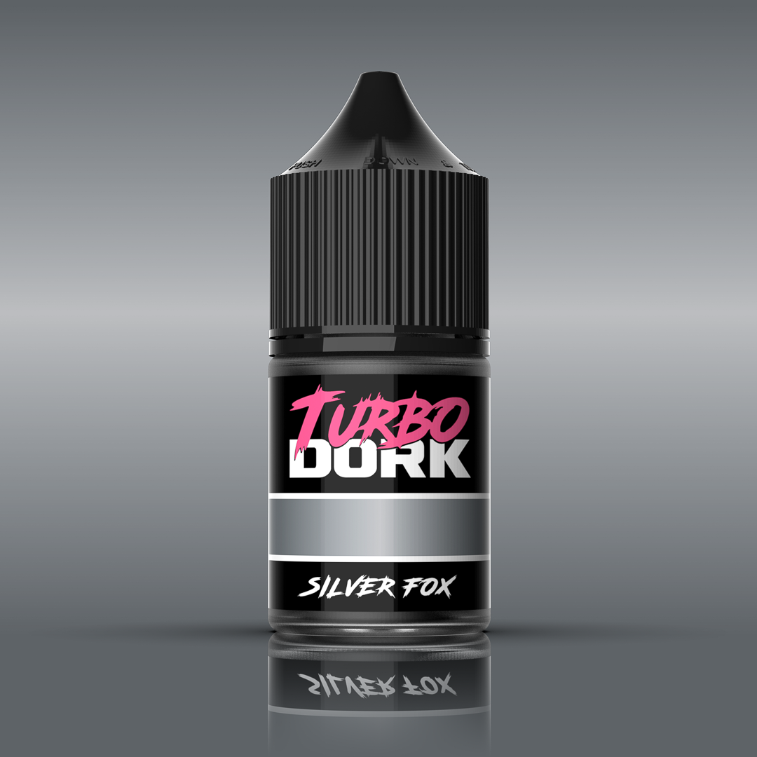 Turbo Dork Silver Fox Metallic Acrylic Paint | Gear Gaming Bentonville