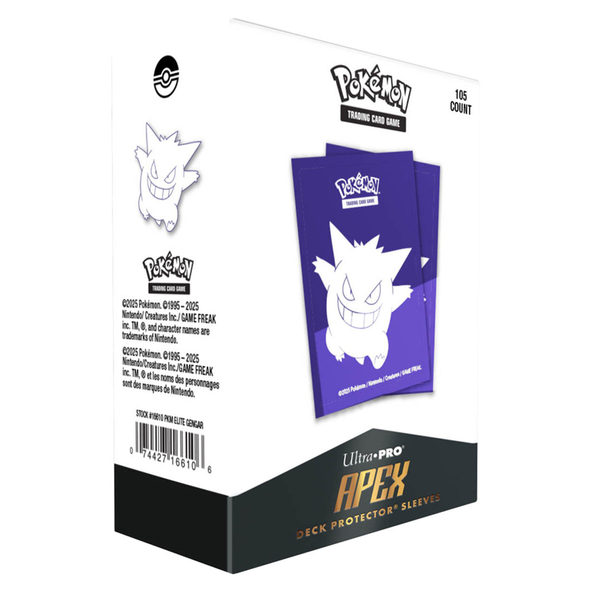 Deck Protector: Apex: Pokémon: Elite Series: Gengar | Gear Gaming Bentonville
