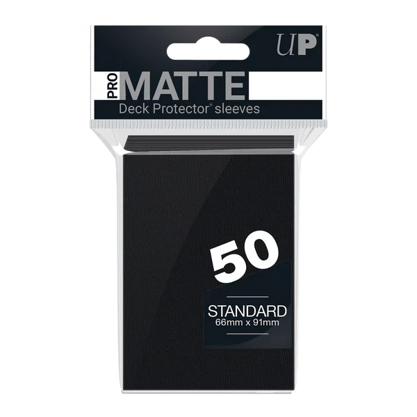 Regular Pro-Matte Sleeves – Black (50ct) | Gear Gaming Bentonville