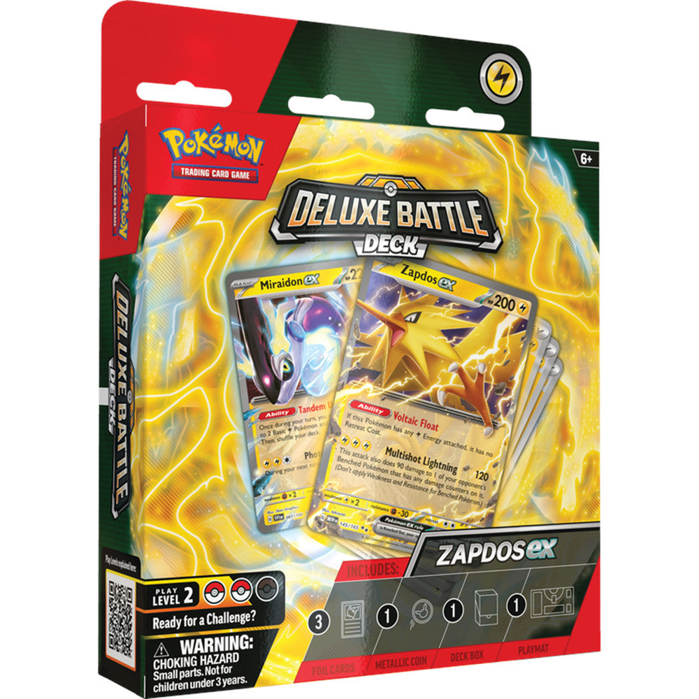 Deluxe Battle Deck (Zapdos EX) | Gear Gaming Bentonville