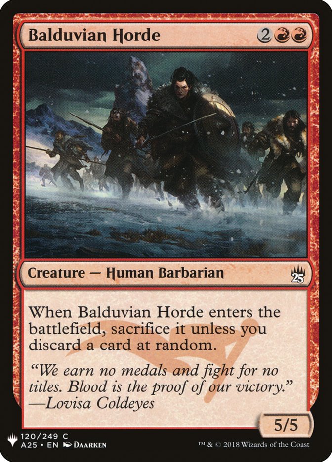 Balduvian Horde [Mystery Booster] | Gear Gaming Bentonville