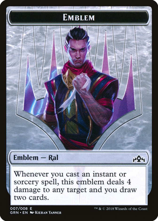 Ral, Izzet Viceroy Emblem [Guilds of Ravnica Tokens] | Gear Gaming Bentonville