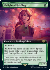 Delighted Halfling (Extended Art) [The Lord of the Rings: Tales of Middle-Earth] | Gear Gaming Bentonville