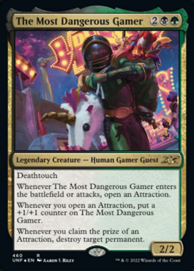 The Most Dangerous Gamer (Galaxy Foil) [Unfinity] | Gear Gaming Bentonville