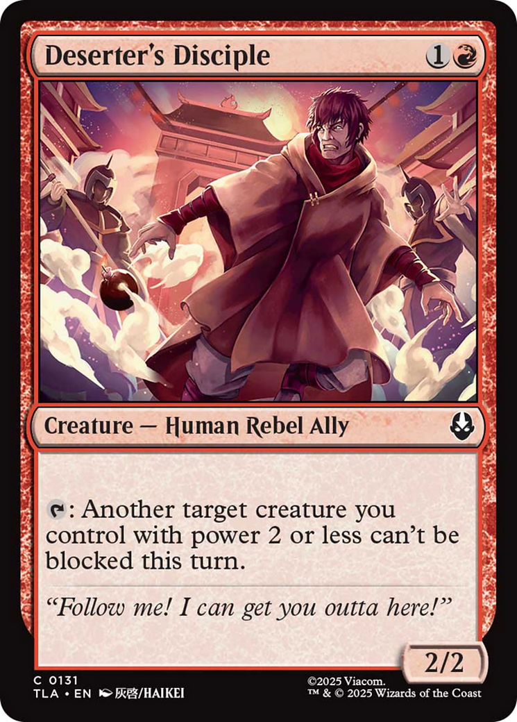 Deserter's Disciple [Avatar: The Last Airbender] | Gear Gaming Bentonville