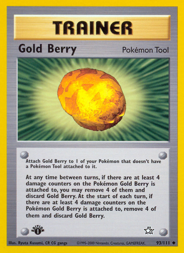 Gold Berry (93/111) [Neo Genesis 1st Edition] | Gear Gaming Bentonville