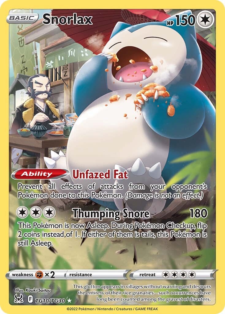 Snorlax (TG10/TG30) [Sword & Shield: Lost Origin] | Gear Gaming Bentonville