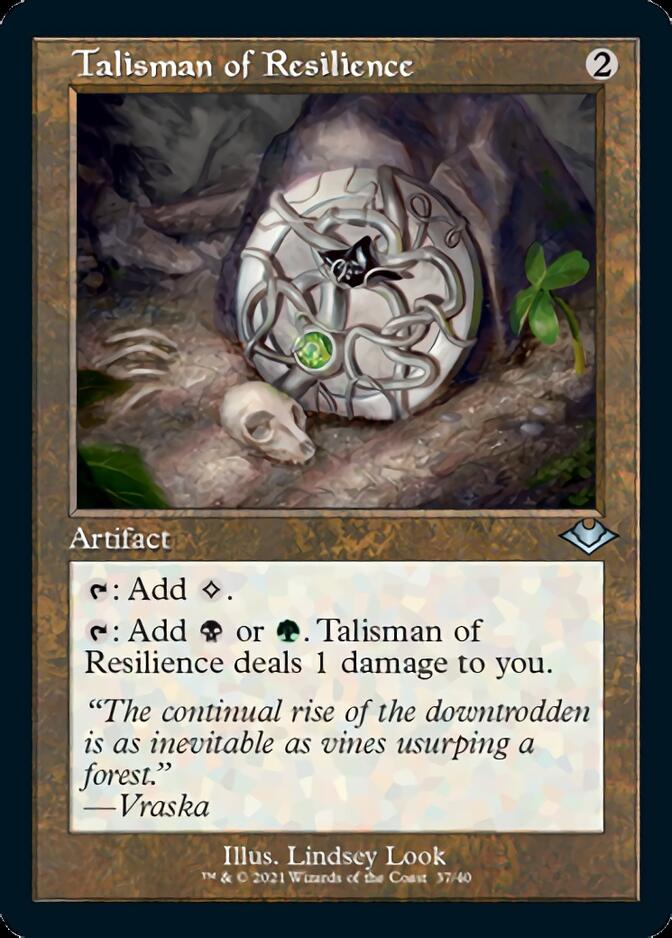 Talisman of Resilience (Retro Foil Etched) [Modern Horizons] | Gear Gaming Bentonville