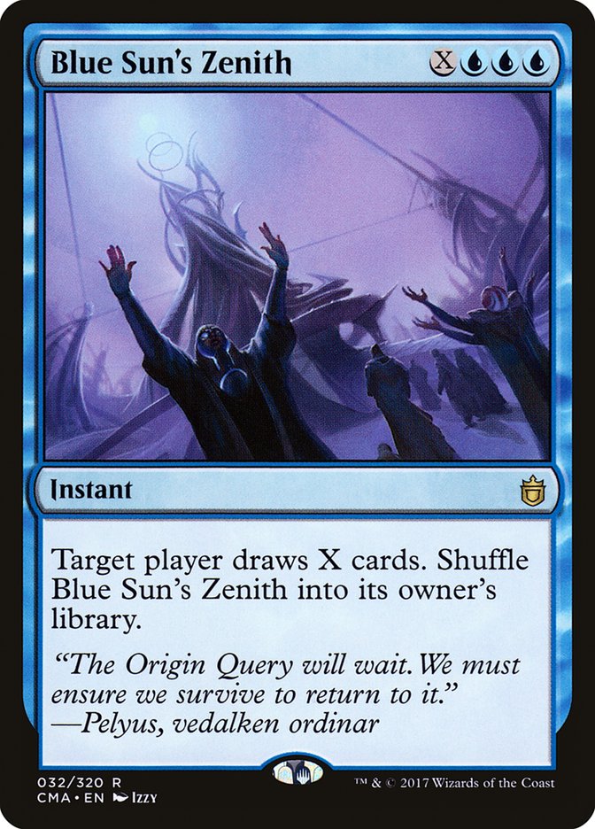 Blue Sun's Zenith [Commander Anthology] | Gear Gaming Bentonville