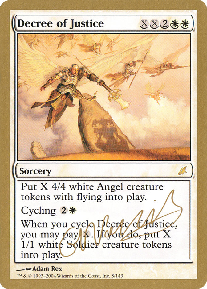 Decree of Justice (Gabriel Nassif) [World Championship Decks 2004] | Gear Gaming Bentonville