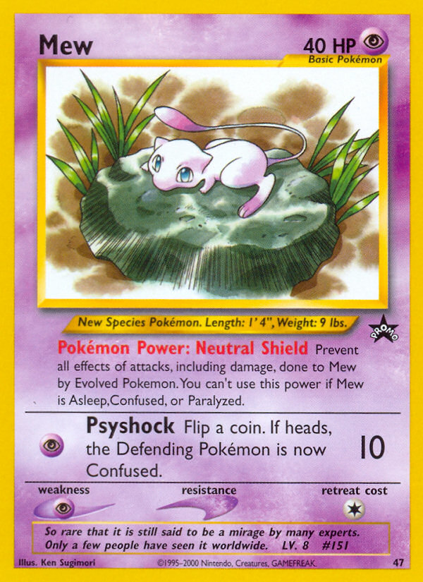 Mew (47) [Wizards of the Coast: Black Star Promos] | Gear Gaming Bentonville