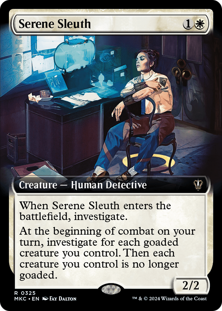 Serene Sleuth (Extended Art) [Murders at Karlov Manor Commander] | Gear Gaming Bentonville