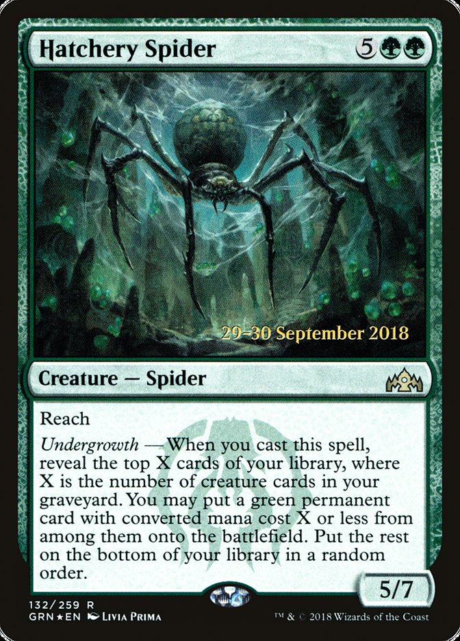 Hatchery Spider [Guilds of Ravnica Prerelease Promos] | Gear Gaming Bentonville