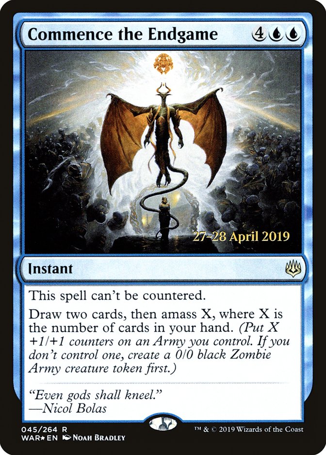 Commence the Endgame [War of the Spark Prerelease Promos] | Gear Gaming Bentonville