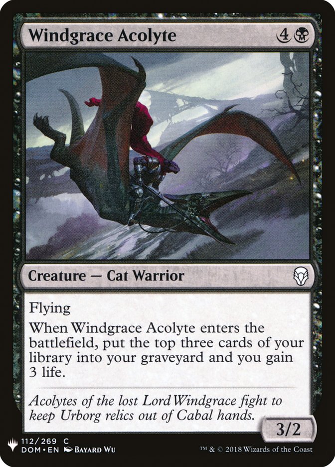 Windgrace Acolyte [Mystery Booster] | Gear Gaming Bentonville