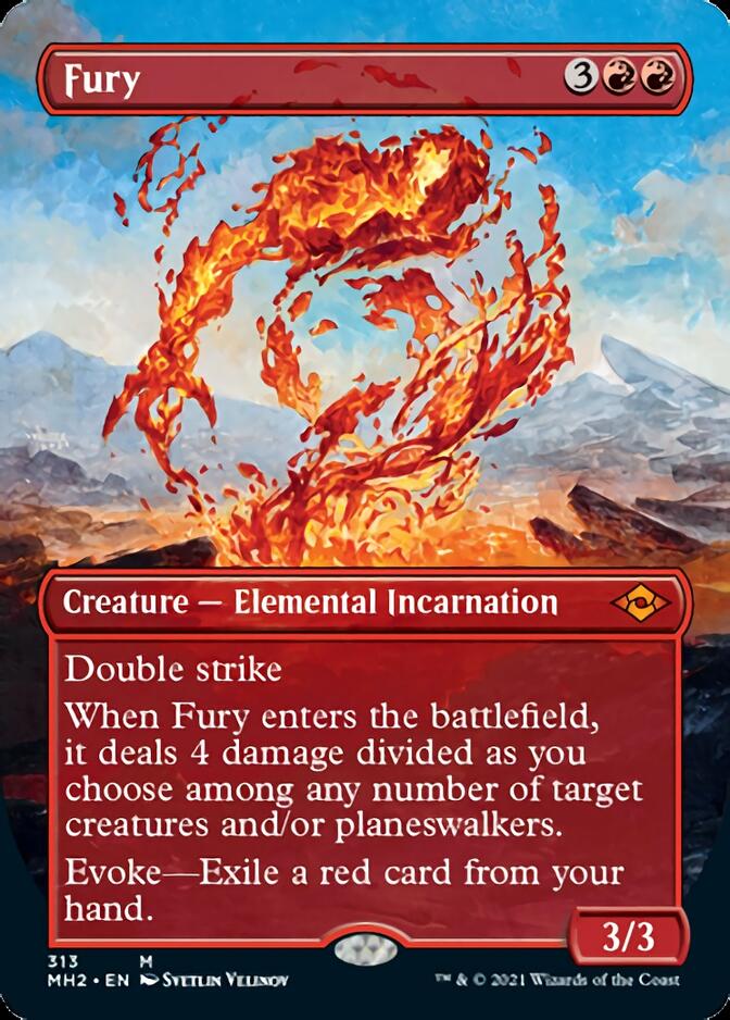 Fury (Borderless Alternate Art) [Modern Horizons 2] | Gear Gaming Bentonville