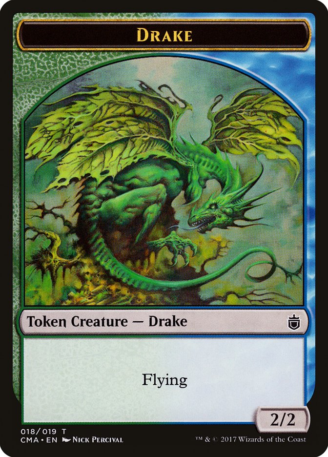 Drake Token [Commander Anthology Tokens] | Gear Gaming Bentonville