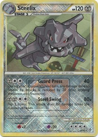 Steelix (24/95) (League Promo) [HeartGold & SoulSilver: Unleashed] | Gear Gaming Bentonville